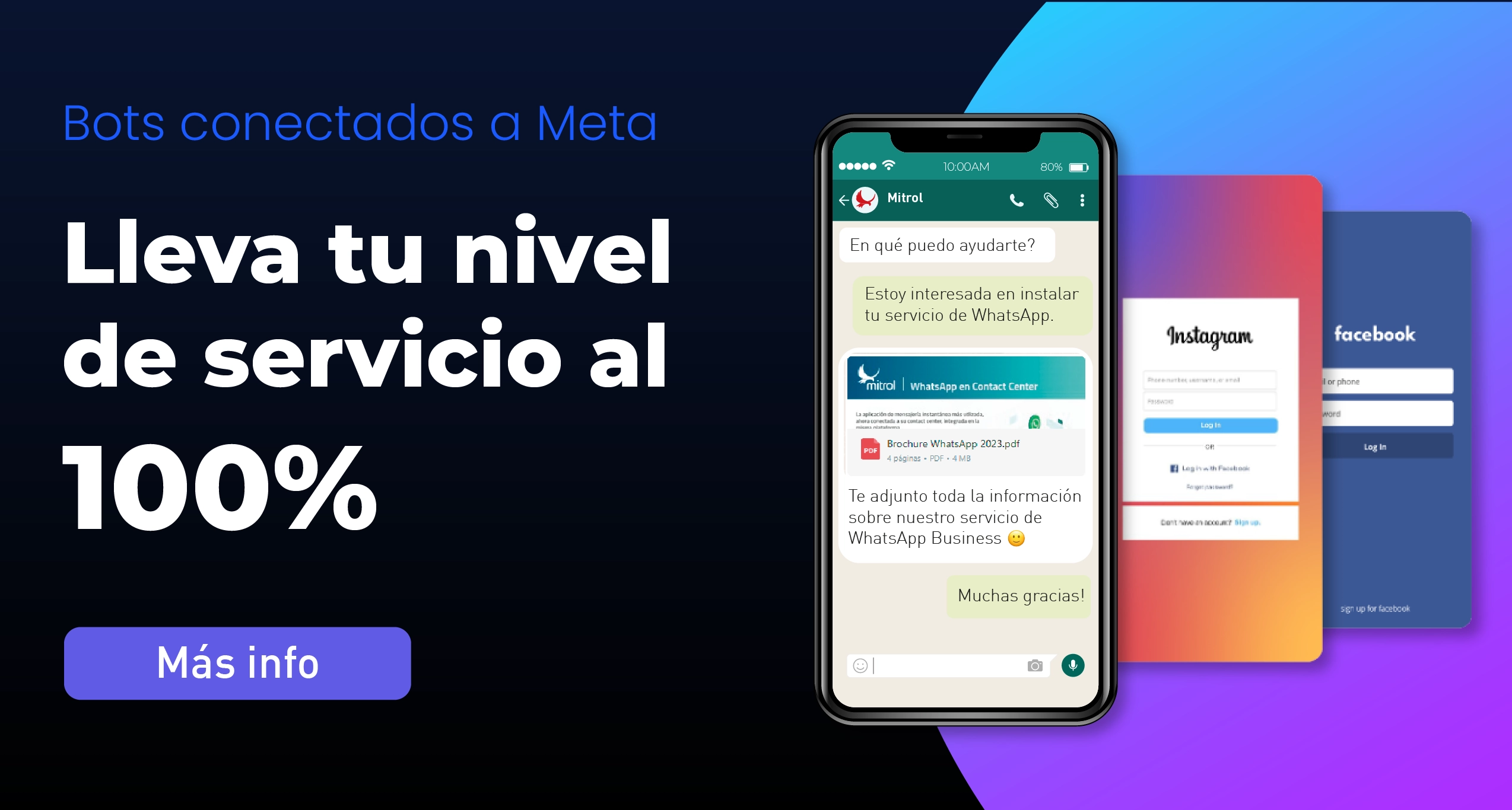 El 3×1 que tu negocio necesita: IA + WhatsApp, Instagram y Facebook en acción